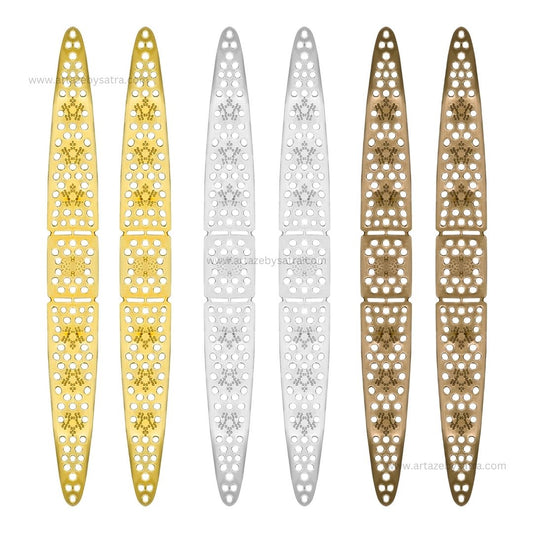 Metal Art Leaf | Size : 99mm | Qty : 20pcs | F-5-9 | MA321