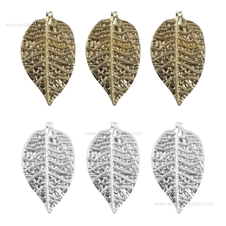 Leaf Metal Art Base | Size : 46mm | Qty : 20pcs | F-1-17 | MA235
