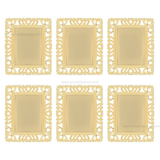 Square Metal Art Base | Size : 60mm | Qty : 100g | MA33