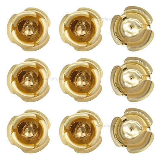 Metal Flower | Size : 55mm | Qty : 6pcs | MA346