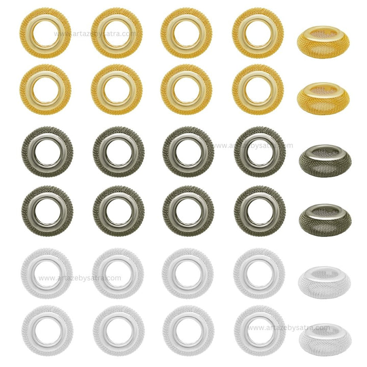 Metal Oval Shape | Size : 12mm,14mm | Qty : 10pcs | MA353