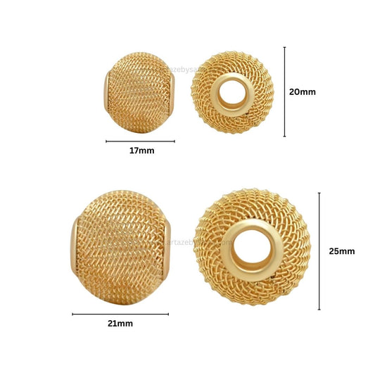 Metal Round Shape | Qty : 20pcs | MA354