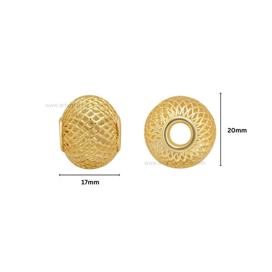 Metal Round Shape | Size : 20mm | Qty : 20pcs | MA355