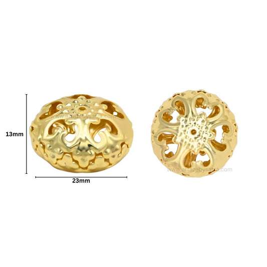 Designer Metal Balls | Size : 23mm | Qty : 500g | MA397