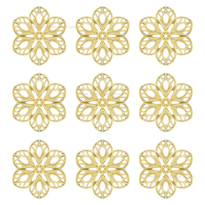 Flower Metal Art Base | Size : 60mm | 100g | MA43