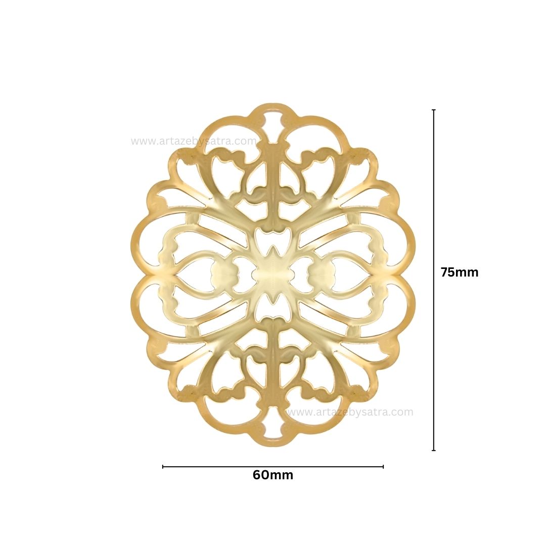 Metal Art Base | Size : 75mm | Qty : 100g | MA53