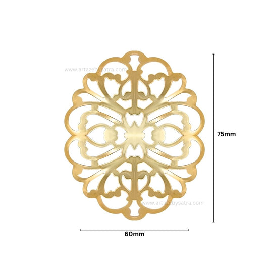 Metal Art Base | Size : 75mm | Qty : 100g | MA53