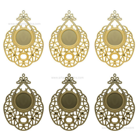 Metal Art Base | Size : 75mm | Qty : 100g | MA69