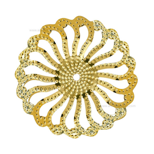 Round Metal Art Base | Size : 85mm | Qty : 100g | F-28-13 | MA81