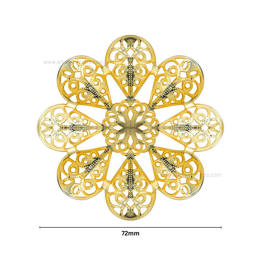 Metal Art Base | Size : 72mm | Qty : 100g | MA85