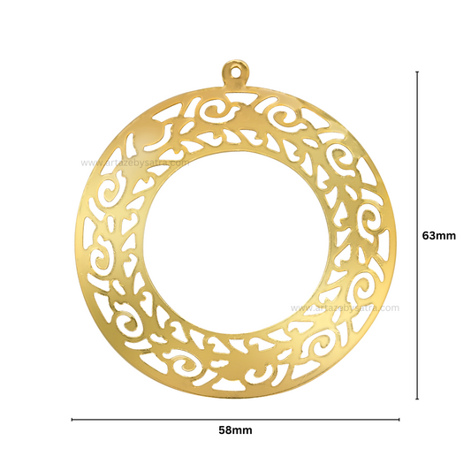 1 Naka Metal Art Base | Size : 63mm | Qty : 100g | MA87