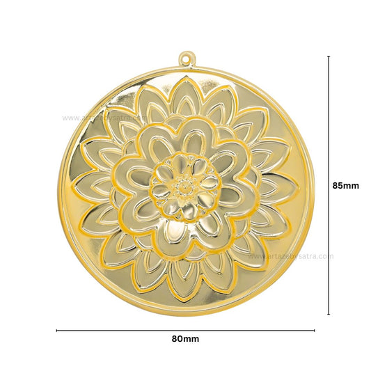 1 Naka Round Metal Art Base | Size : 85mm | Qty : 100g | MA89