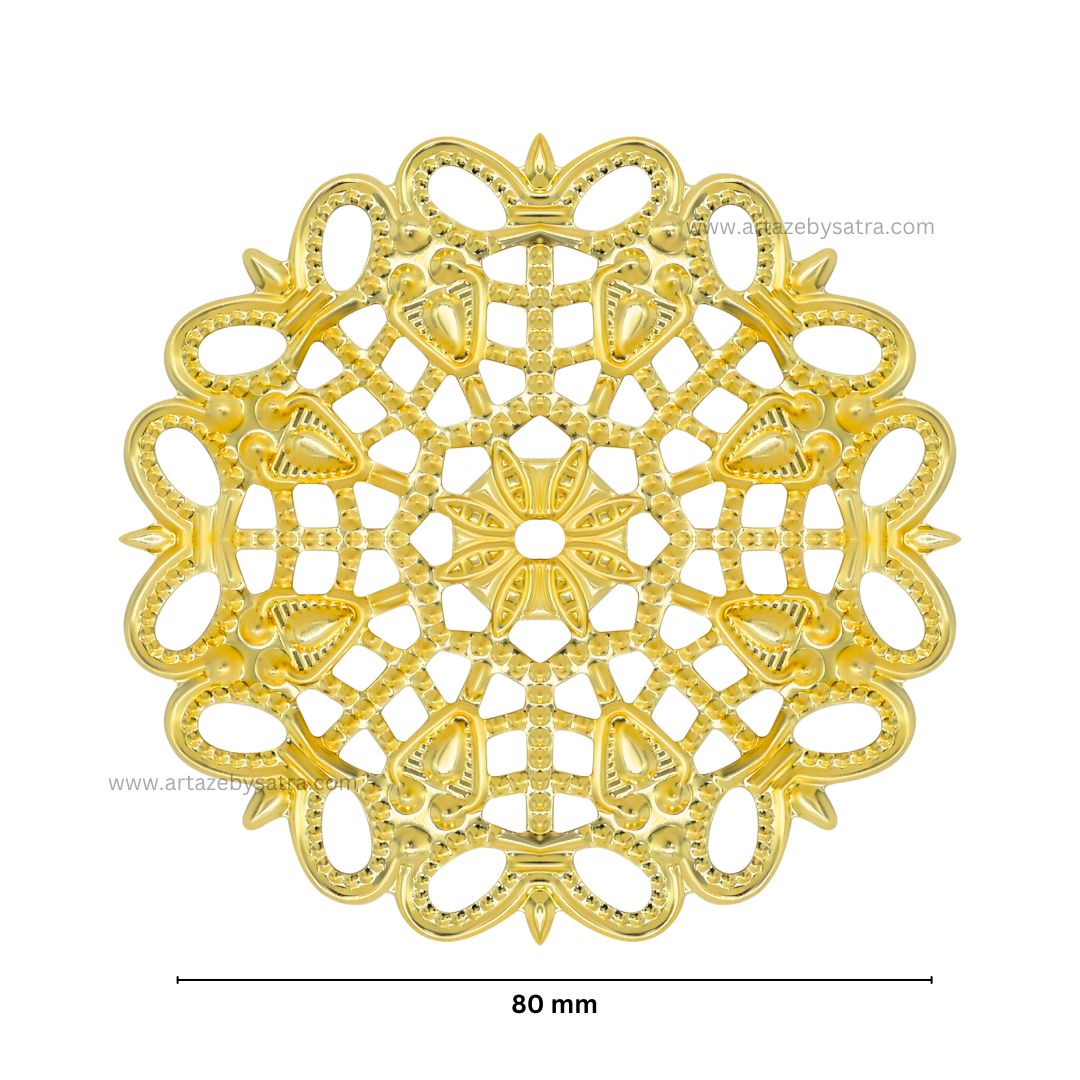 Metal Art Base | Size : 80mm | Qty : 100g | MA91