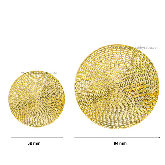 Round Metal Art Base | Qty : 100g | F-28-7 | MA98