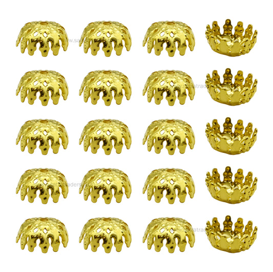 Designer Metal Beads Cap | Qty : 500g | MC15