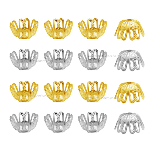 Designer Metal Beads Cap | Qty : 500g | MC01