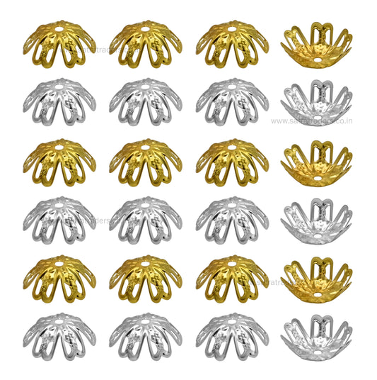 Designer Metal Beads Cap | Qty : 500g | MC38