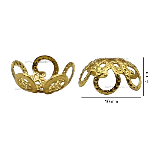 Designer Metal Beads Cap | Qty : 500g | MC05