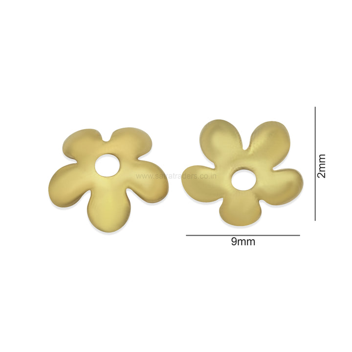 Designer Metal Beads Cap | Size :W-9mm H-2mm | 500g | MC80