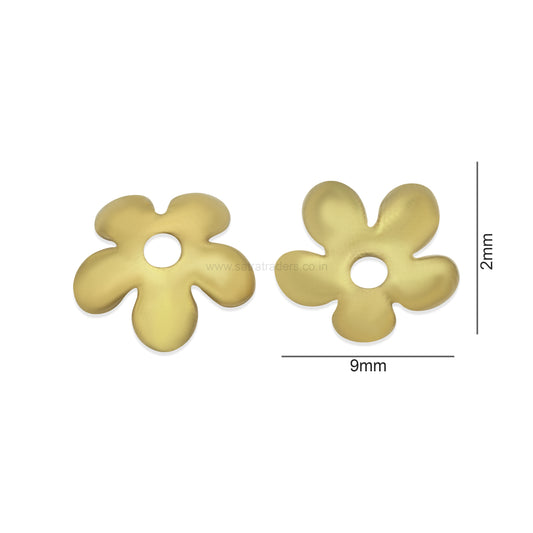 Designer Metal Beads Cap | Size :W-9mm H-2mm | 500g | MC80