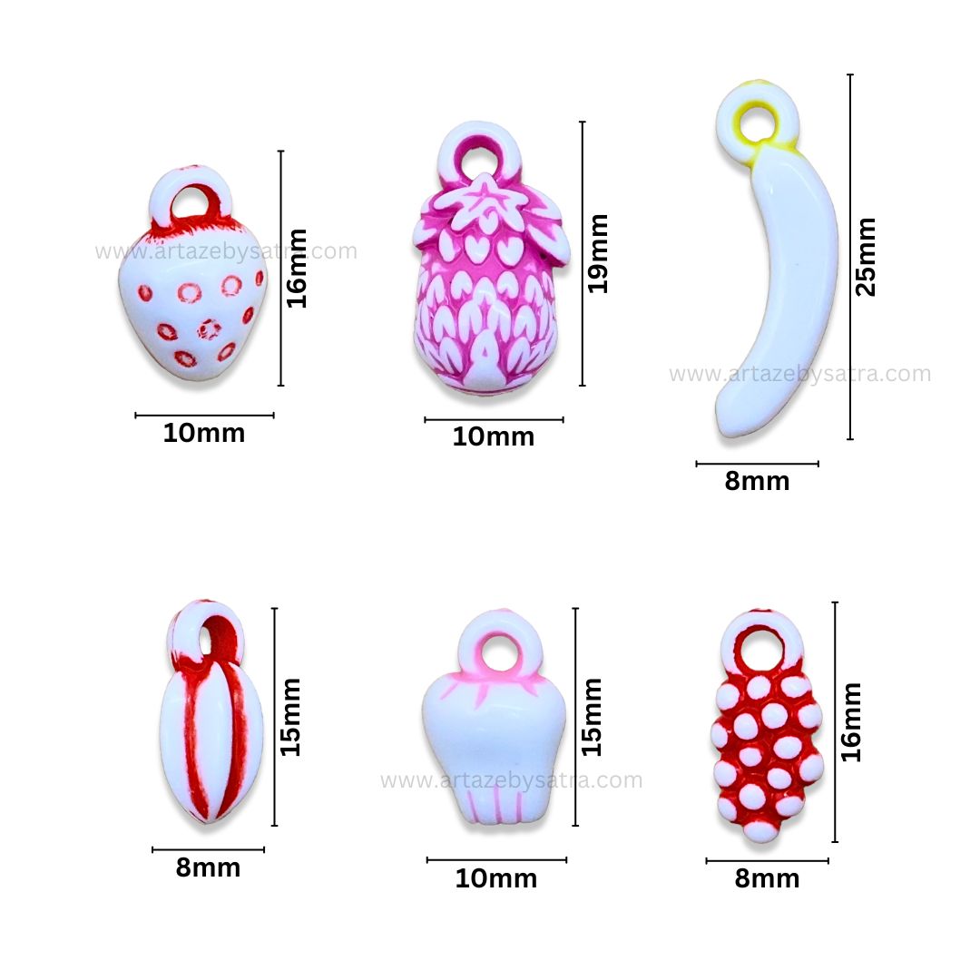 Assorted Fun Beads | Size : 8mm | PB225
