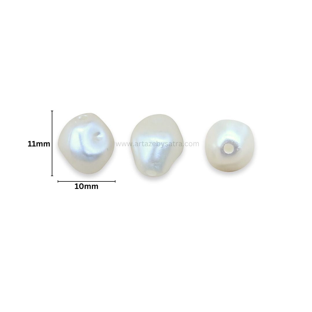 Irregular Pearl Pearlized Beads | Size : 11mm | PPB85