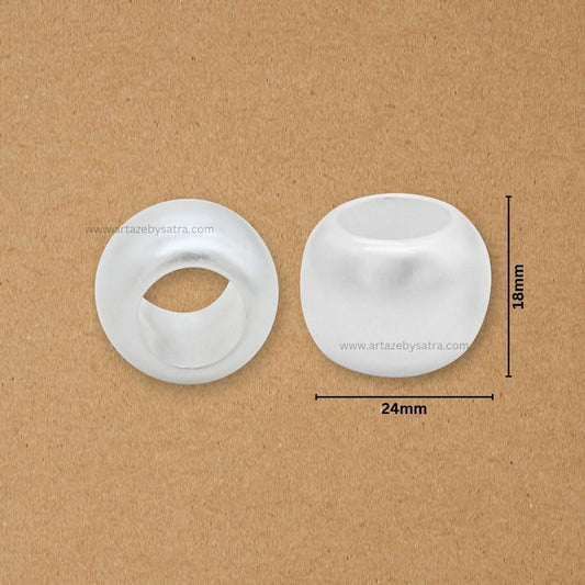 Large Round Plastic Pearl Beads | Size : 24mm | Qty : 500g | PPB29