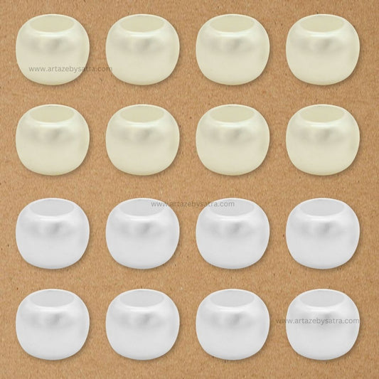 Large Round Plastic Pearl Beads | Size : 24mm | Qty : 500g | PPB29