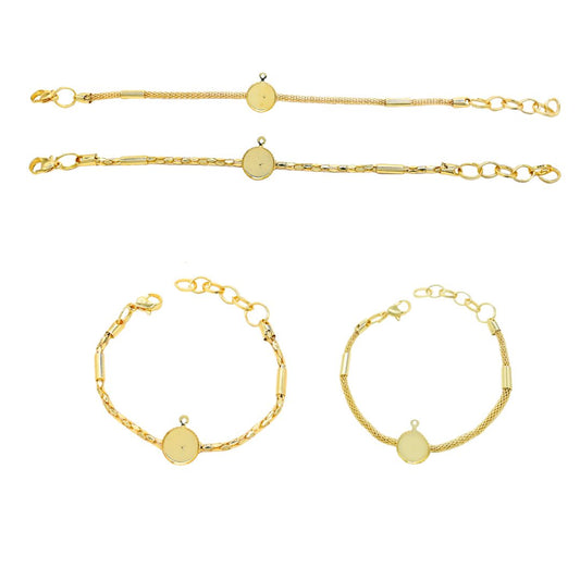 Bracelet Chain | Size : 7.5inch | Qty : 4pcs | B06