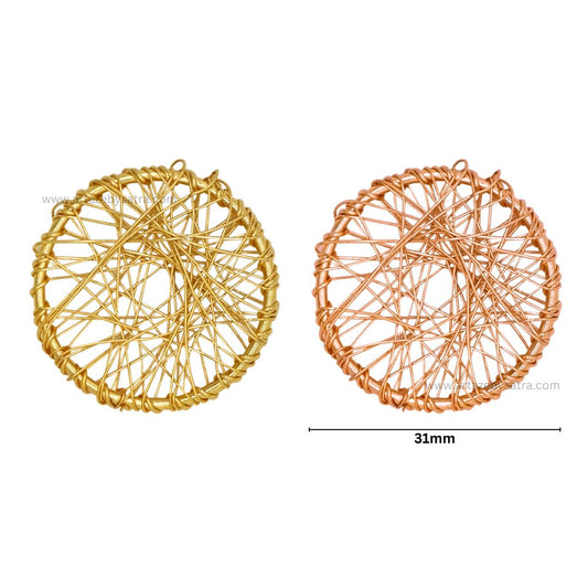 Wire Jewellery Design | Size : 30mm | 10pcs | WR04
