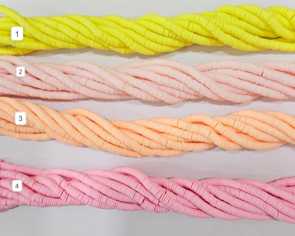 Polymer Clay Fimo Beads | Size : 6mm | FB24