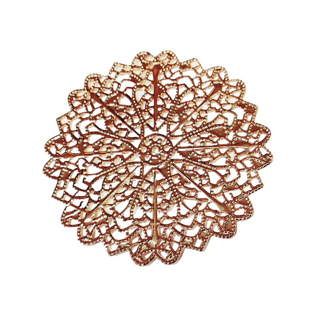Designer Metal Art Base | Size : 65mm | 100g | 23Pcs | F-25-5 | MA407
