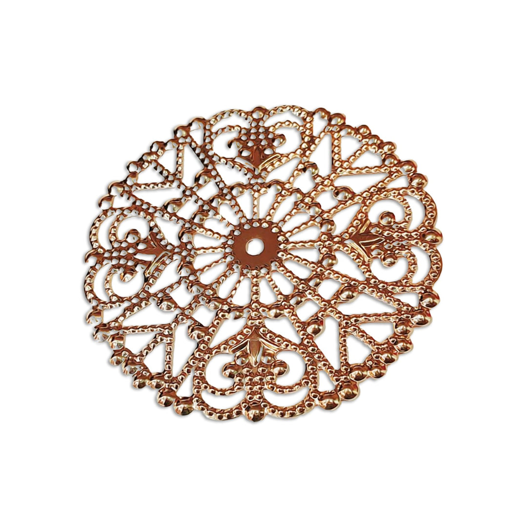 Designer Metal Art Base | Size : 80mm | 100g | 15pcs | MA406