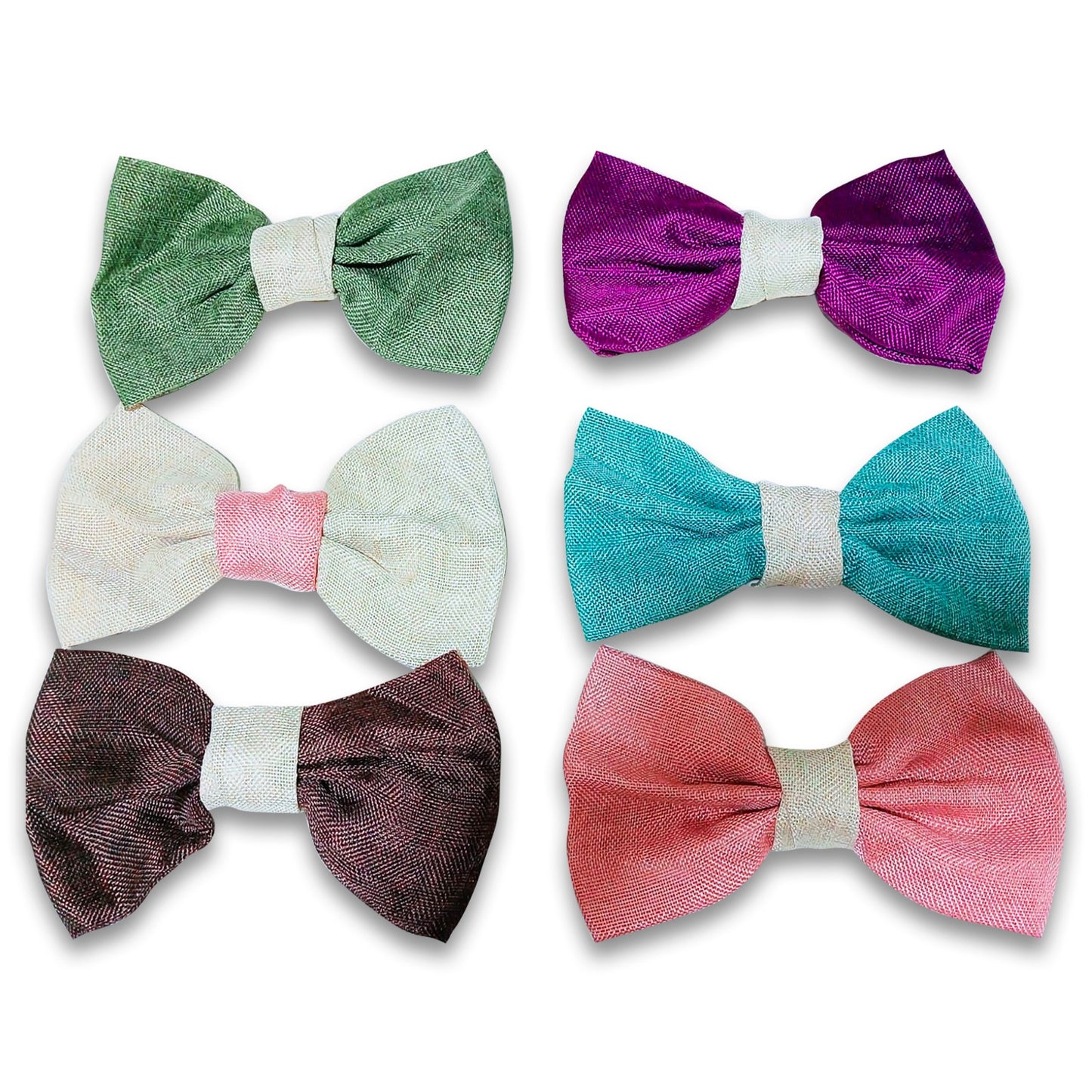 Jute Artificial Bow | 6pcs