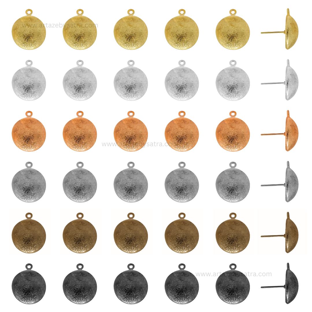 Earrings Post Studs | Size : 18mm | Qty : 20pcs | EF31