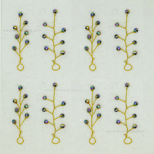 Beads Hair Accessories | Size : 2.1inch | Qty : 20pcs | HA21