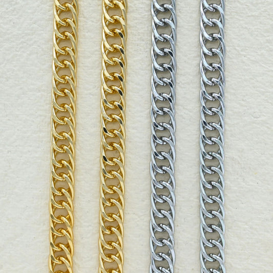 Aluminium Chain | Size : W-10mm H-15mm | Qty : 1mtr | JT-19-35-19