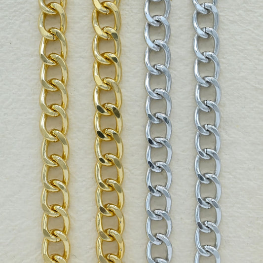 Aluminium Chain | Size : W-13mm H-17mm | Qty : 1mtr | JT-19-35-20