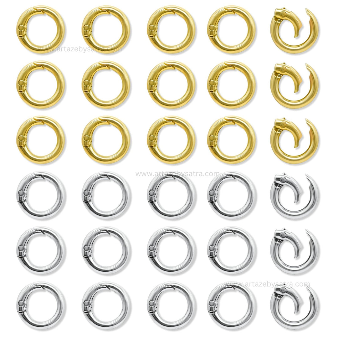 Round Metal Lock | Size : 20mm | Qty : 10pcs | BF234