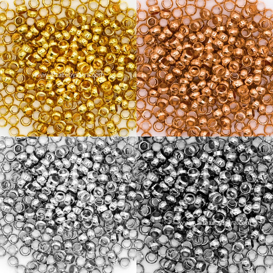 Round Crimp Ends Beads | BF02