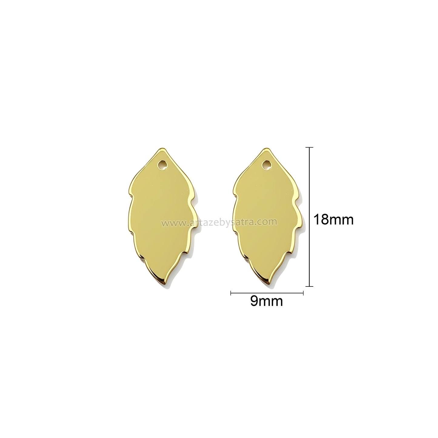1 Hole Metal Art | Size : 18mm | Qty : 50pcs | MA218