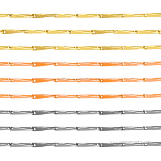 Ready Brass Chain (18K Polished) | Qty : 1pc | RC22