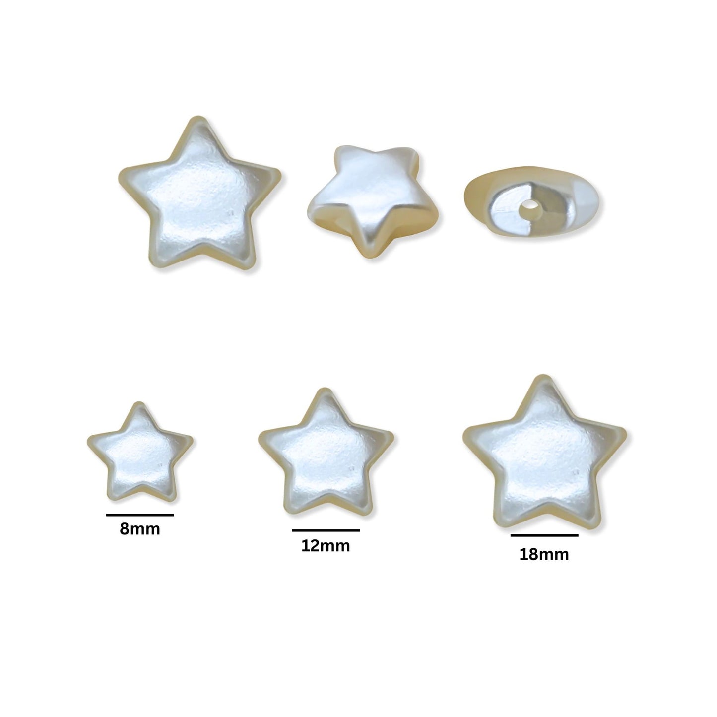Star Plastic Pearl Beads | PPB116