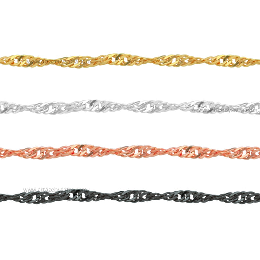 Iron Chains (Indian Polish) | Size : 20inch | Qty : 5pcs | RC03