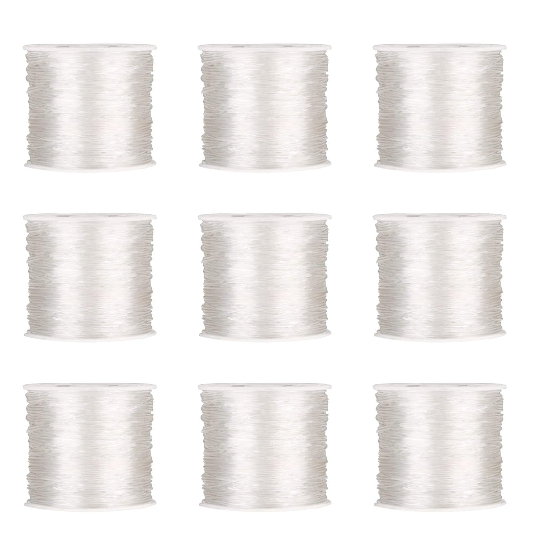 White Jewellery Elastic Crystal Thread | Size : 0.5mm