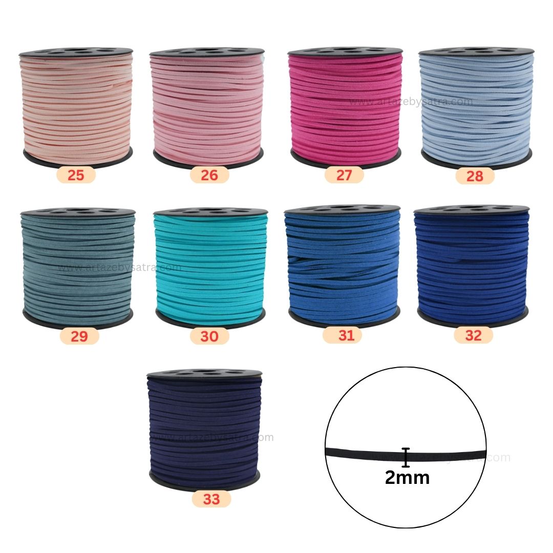 Crafts Leather Thread | Size : 2mm | Qty : Approx 70-80mtr | WT11