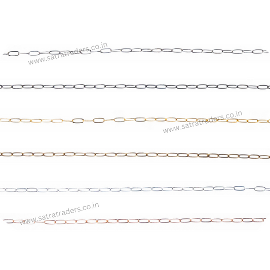 Iron Chain (Indian Plating) | Size:3x6mm | 100grm | IP05
