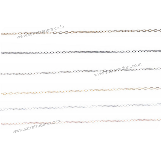 Iron Chain (Indian Plating) | Size:2x4mm | 100grm | IP04