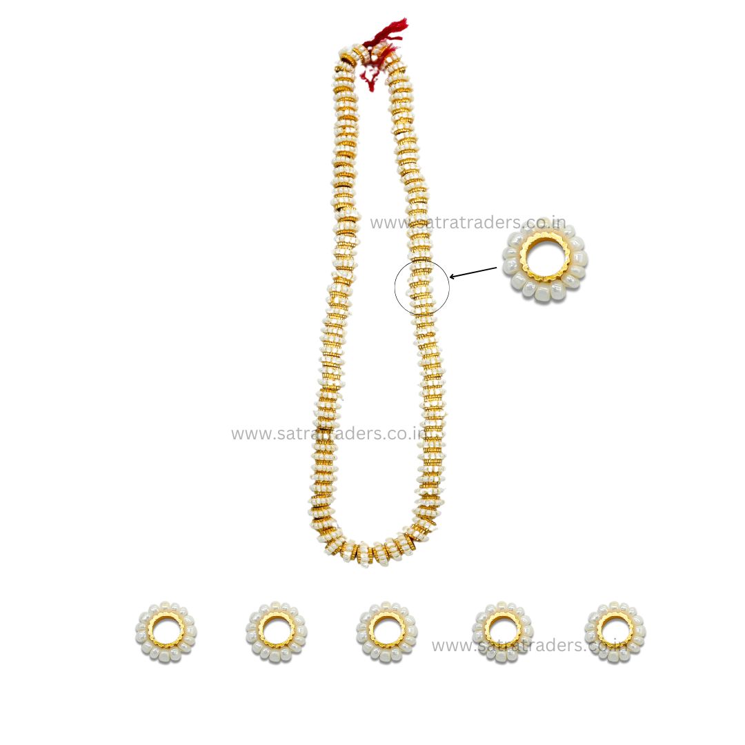 Pearl Chakri Beads | Qty : 100pcs | BF111