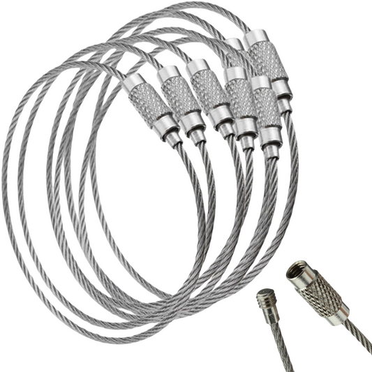 Wire Key Rope | Size : 50mm | Qty : 20pcs | BF49